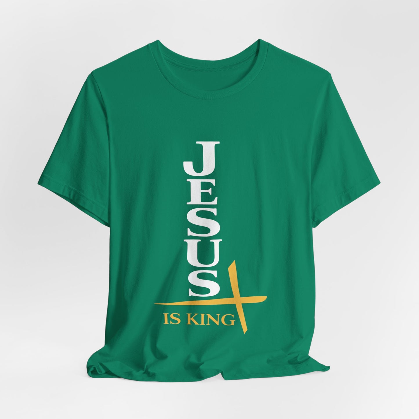 Jesus Is King — Vertical Cross Tee (JIK Back)
