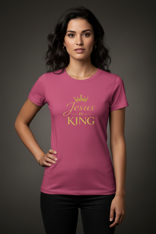 Jesus Is King — Crowned Grace Women’s Tee