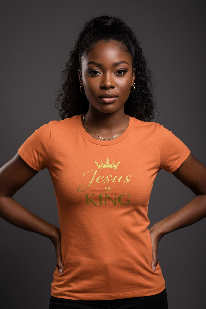 Jesus Is King — Crowned Grace Women’s Tee