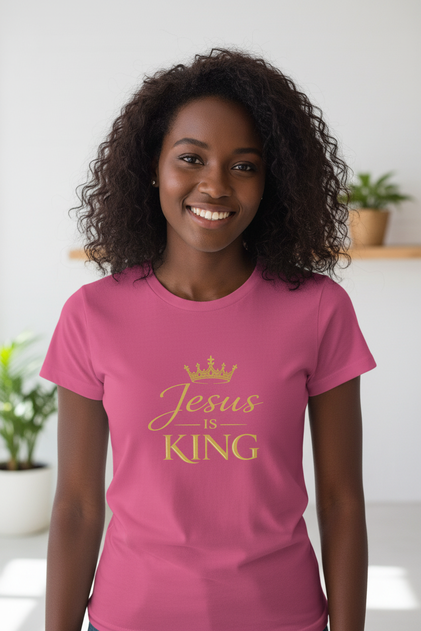 Jesus Is King — Crowned Grace Women’s Tee