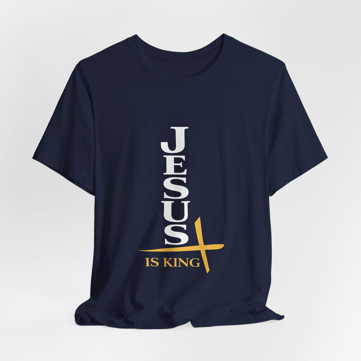 Jesus Is King  — Vertical Cross Tee (JIK)
