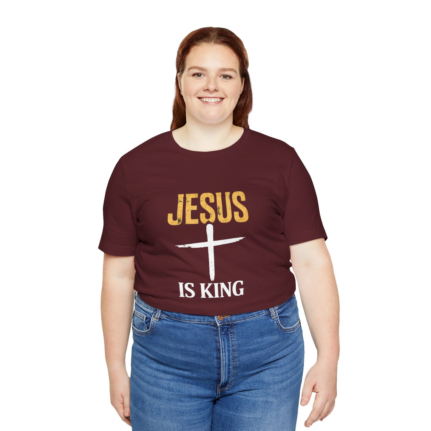 Jesus Is King —Bold Cross Tee