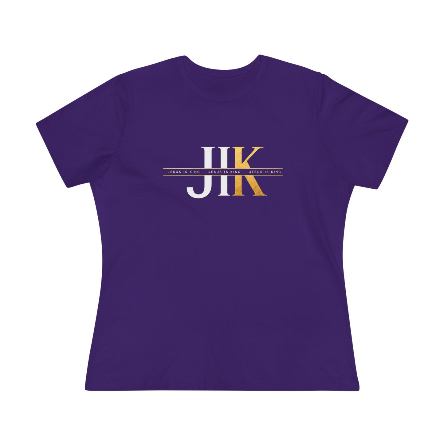 JIK Women's Tee  - Minimal Gold Graphic