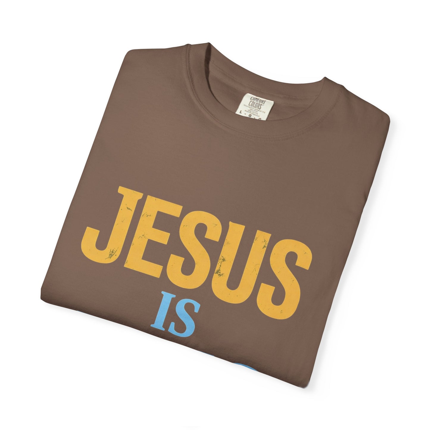 Jesus is King-Classic contrast tee