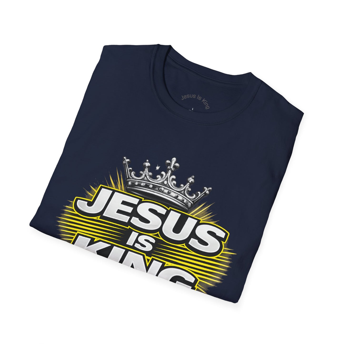 Jesus Is King  — Graphic Tee with Crown