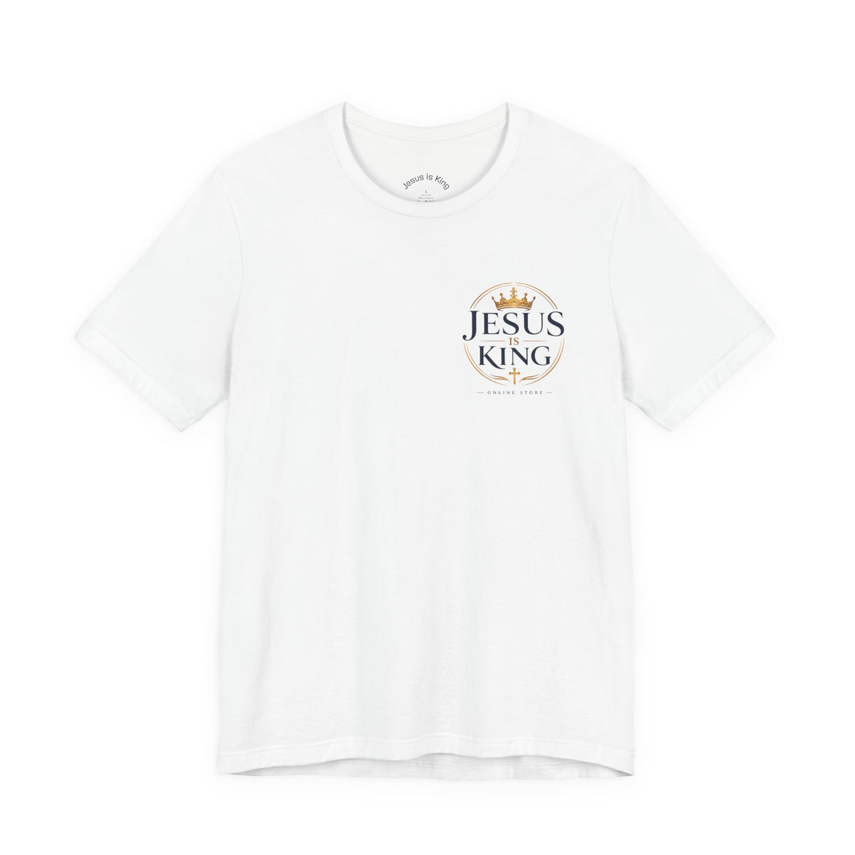 JIK White Tee- "Not Ashamed" Back