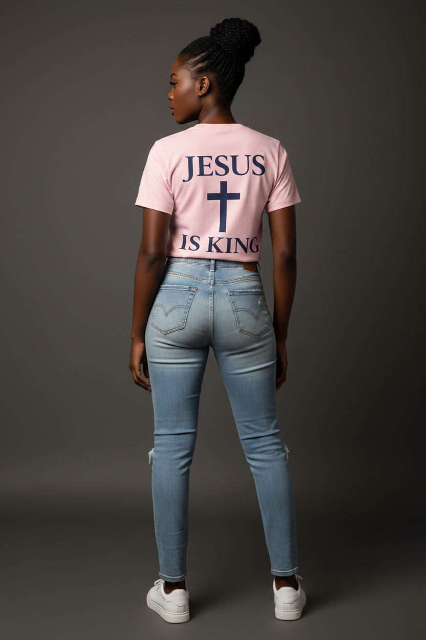 JESUS IS KING -Bold Statement Tee