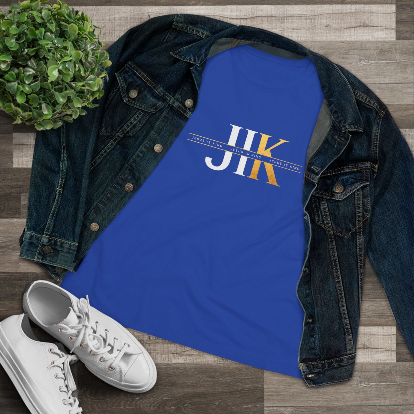 JIK Women's Tee  - Minimal Gold Graphic