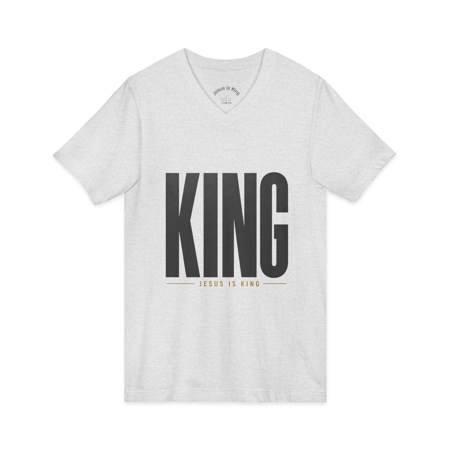 King Jesus Tee — Men’s Gray collection
