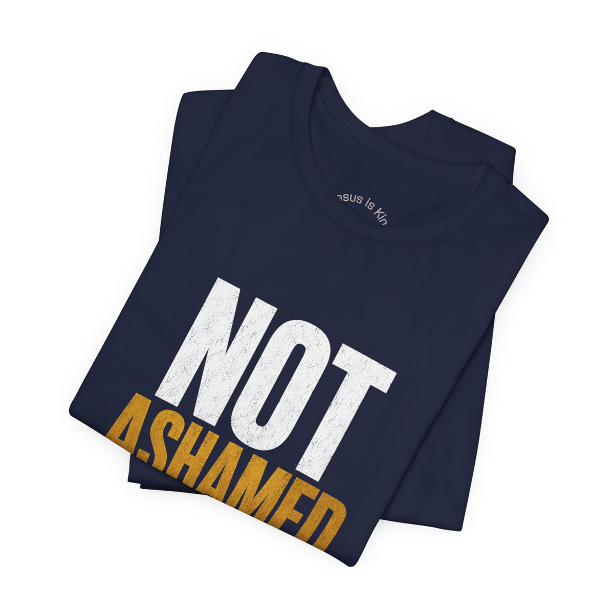 JIK Men's Navy –  Not Ashamed Tee