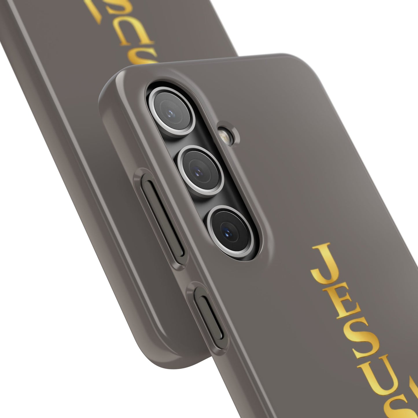 Jesus Is King — Gray Snap Phone Cover