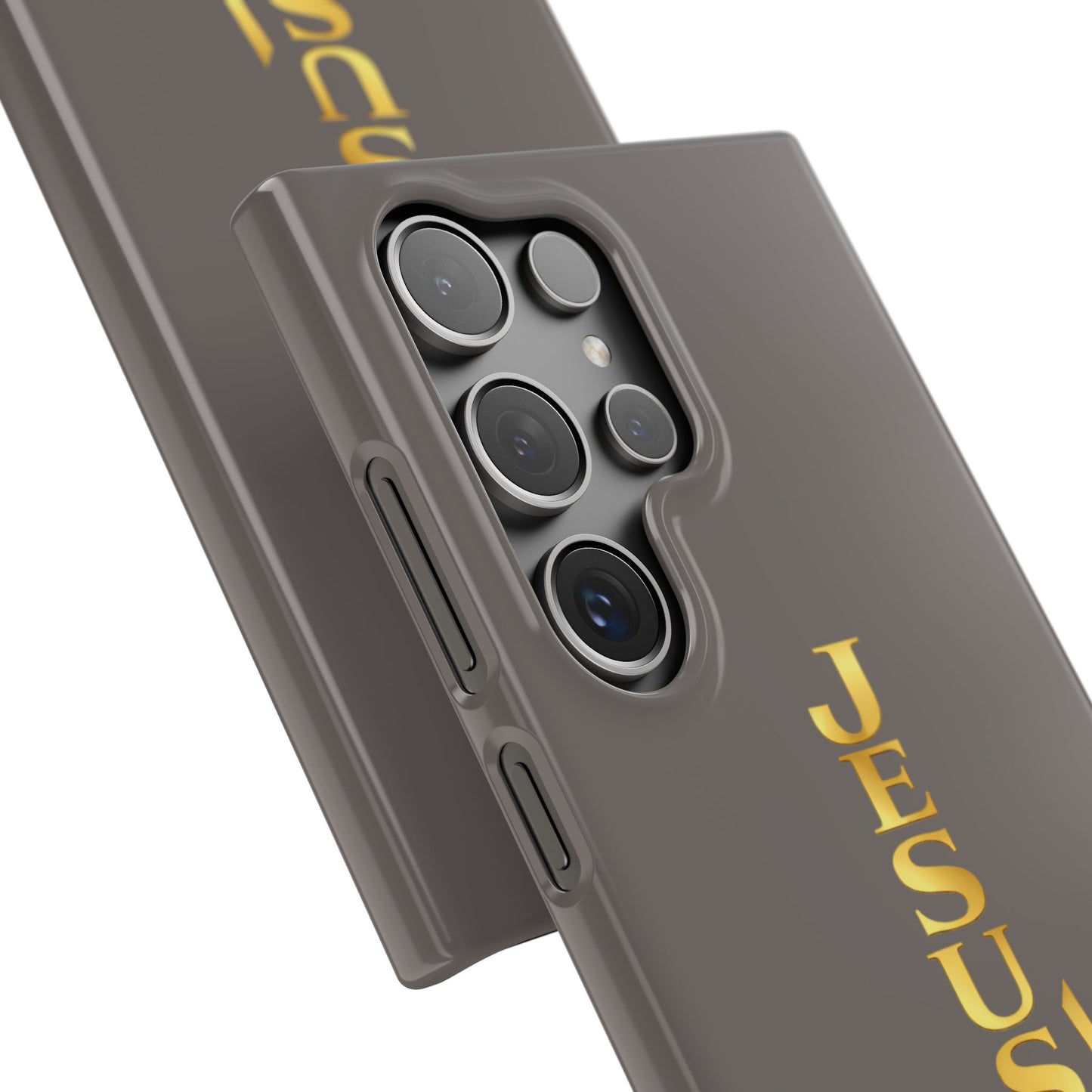 Jesus Is King — Gray Snap Phone Cover