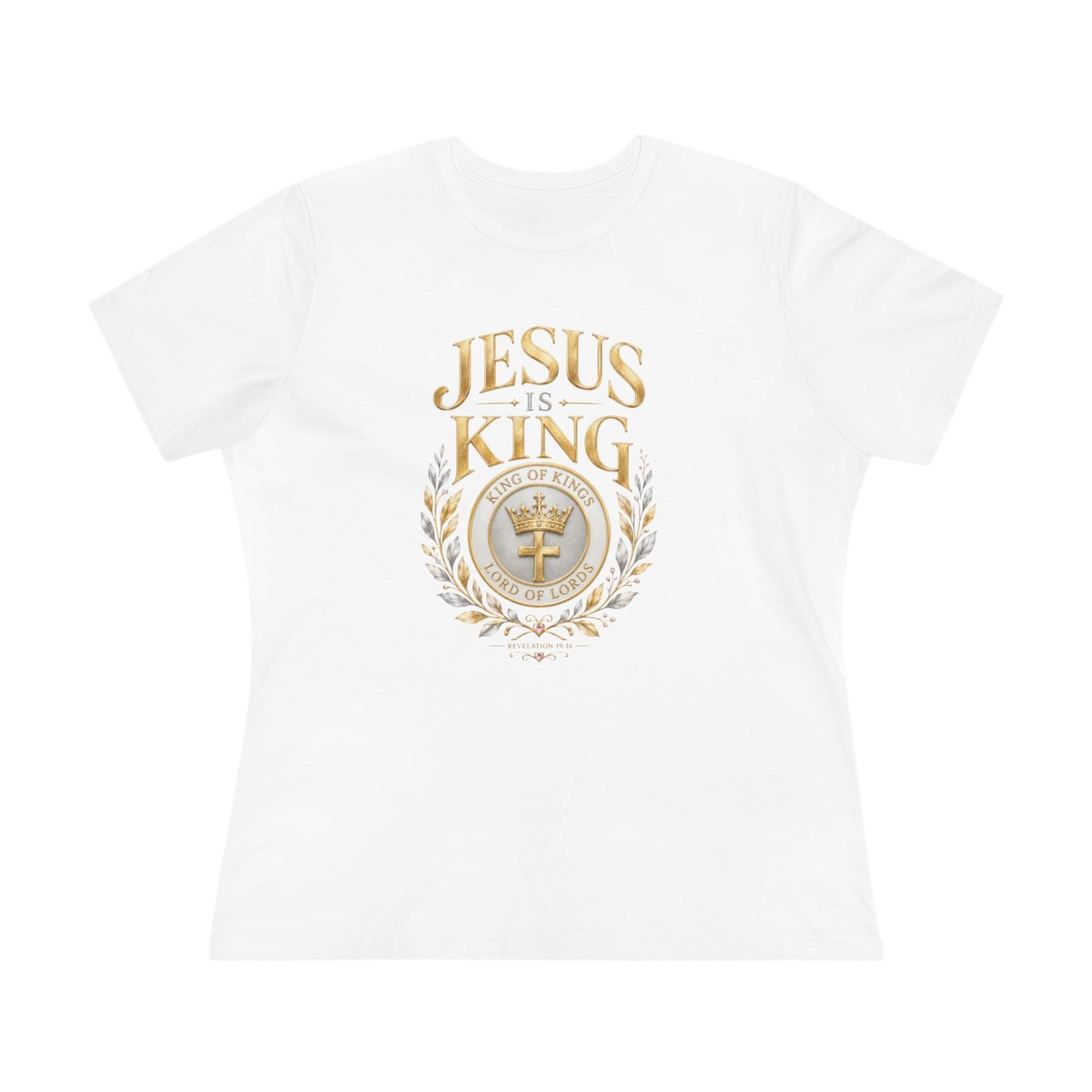 Jesus Is King Crown  —Women's Tee