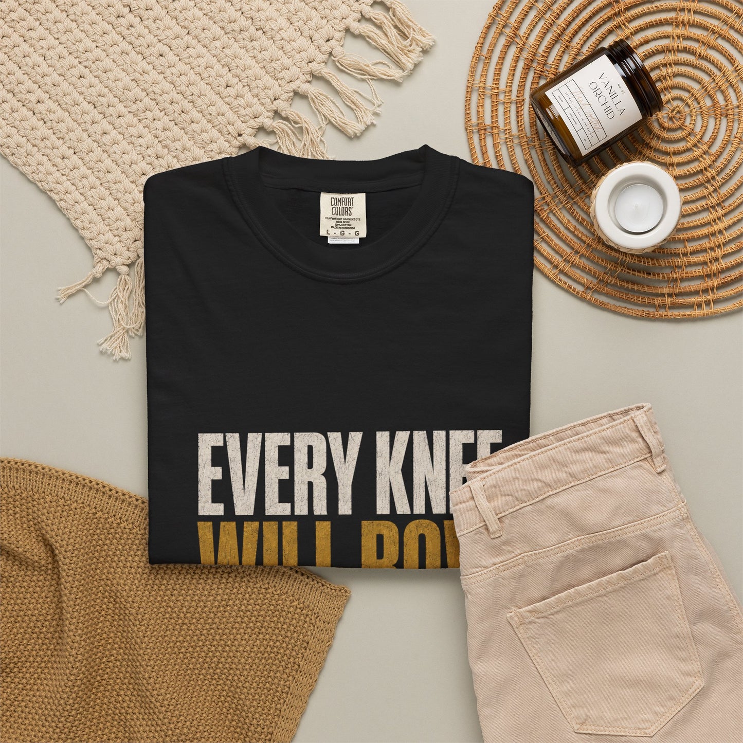 Every Knee Will Bow  — JIK Men's Tee