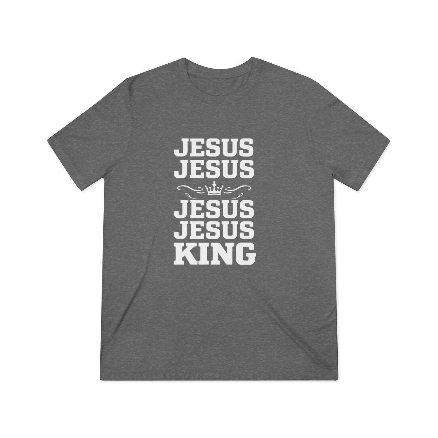 Jesus is  King Bella Canva — Echo Jesus Solid Tee