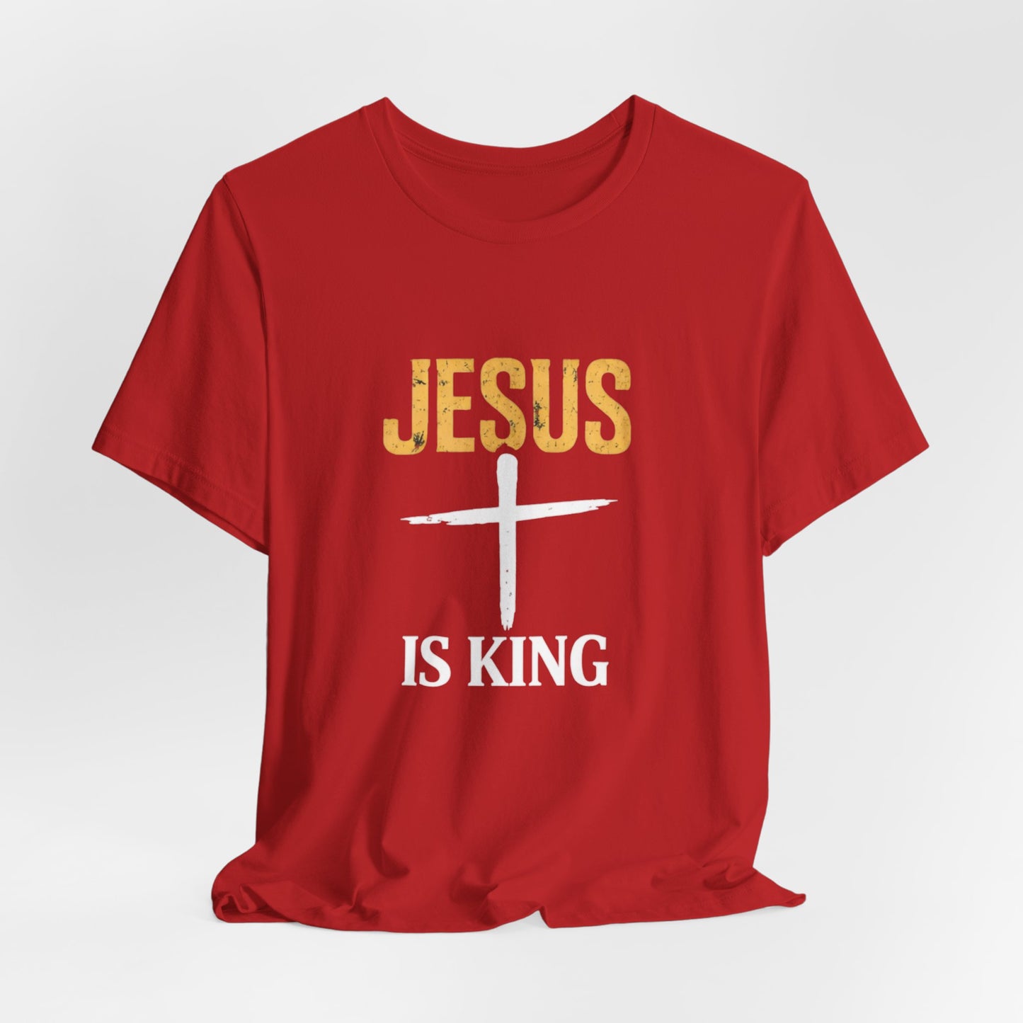 Jesus Is King —Bold Cross Tee