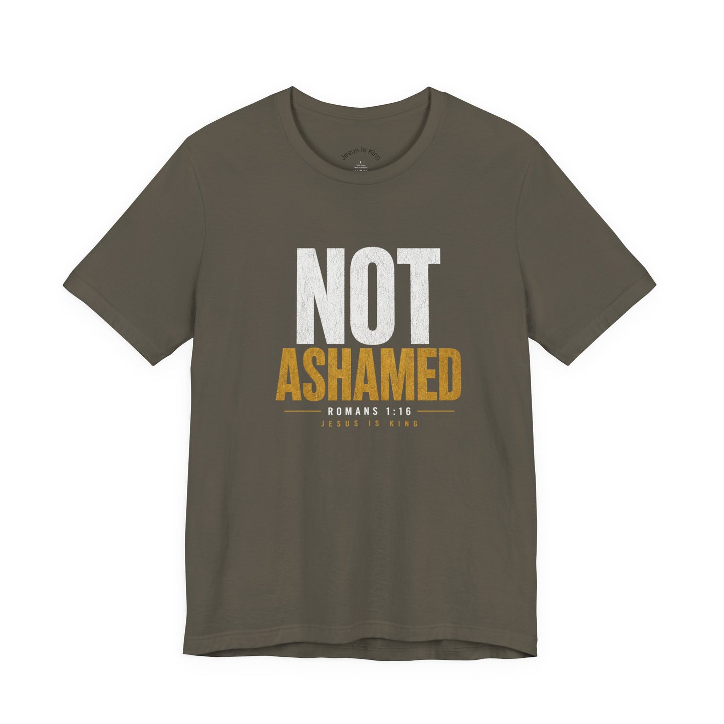 JIK Men's Military Colors — Not Ashamed Tee