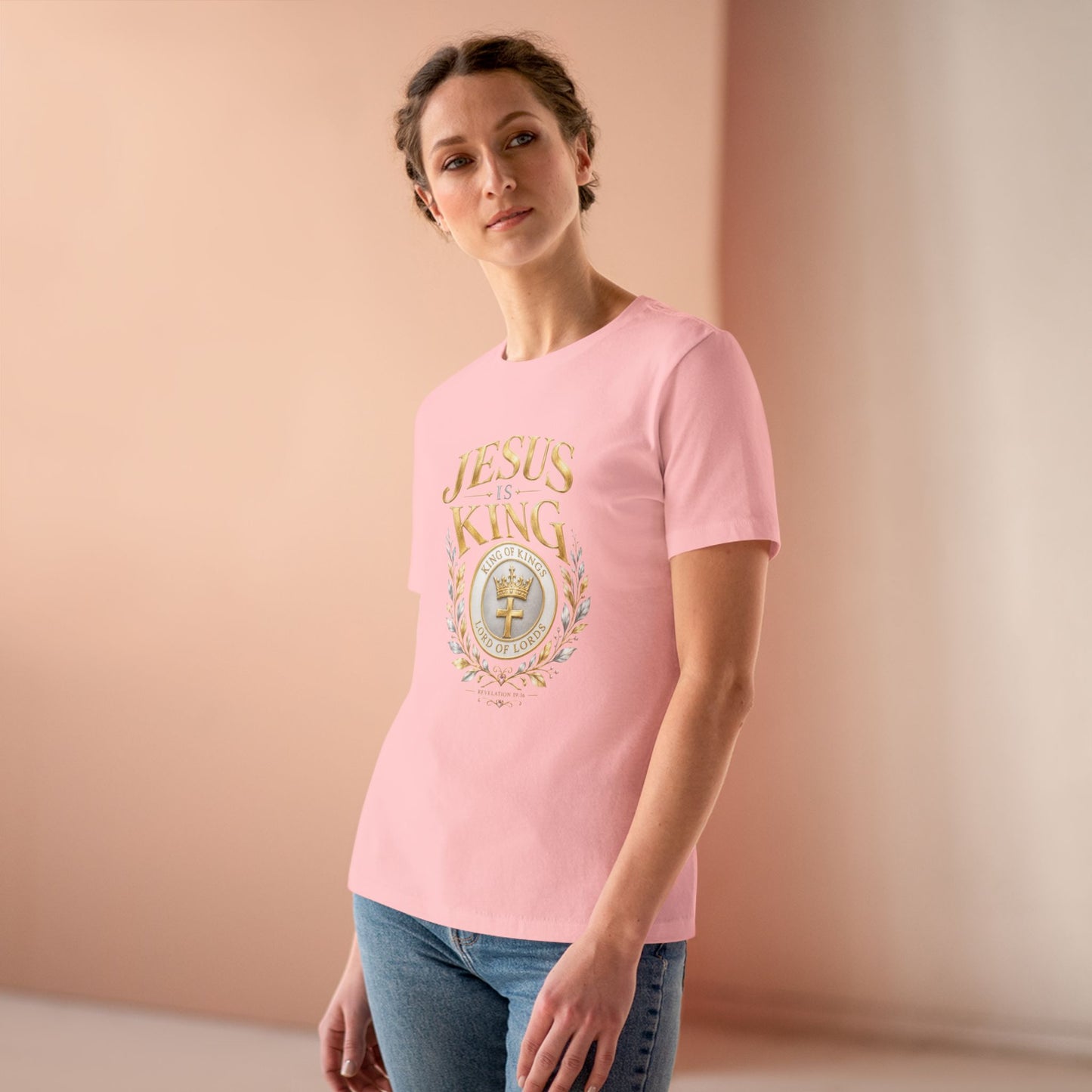 Jesus Is King Crown  —Women's Tee