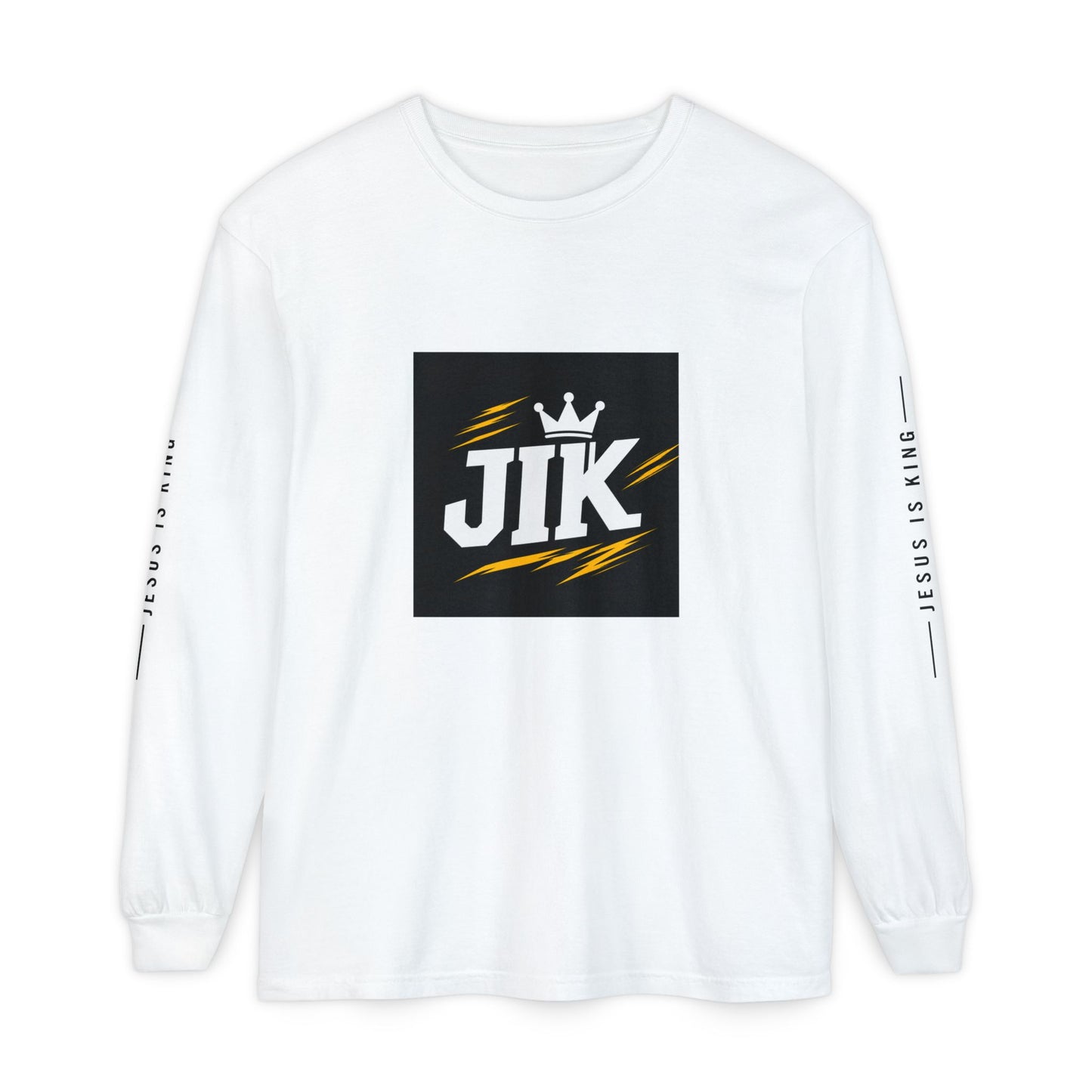 JIK Crown Long Sleeve — Bold Men's Tee