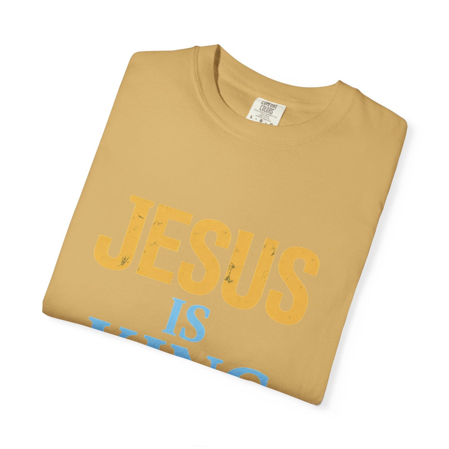 Jesus is King-Classic contrast tee