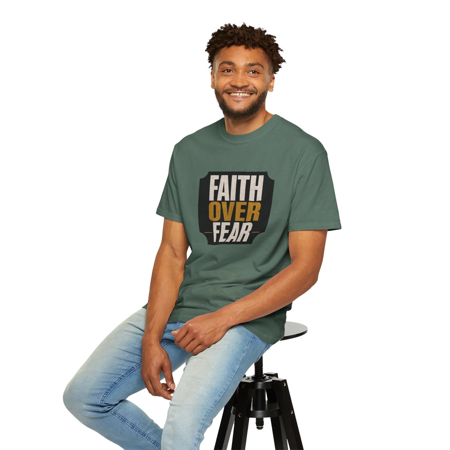 Faith Over Fear  — JIK Men's Tee