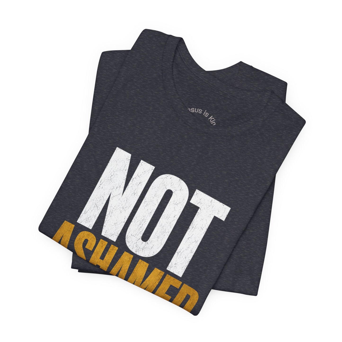 JIK Men's Navy –  Not Ashamed Tee