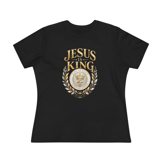 Jesus Is King Crown  —Women's Tee