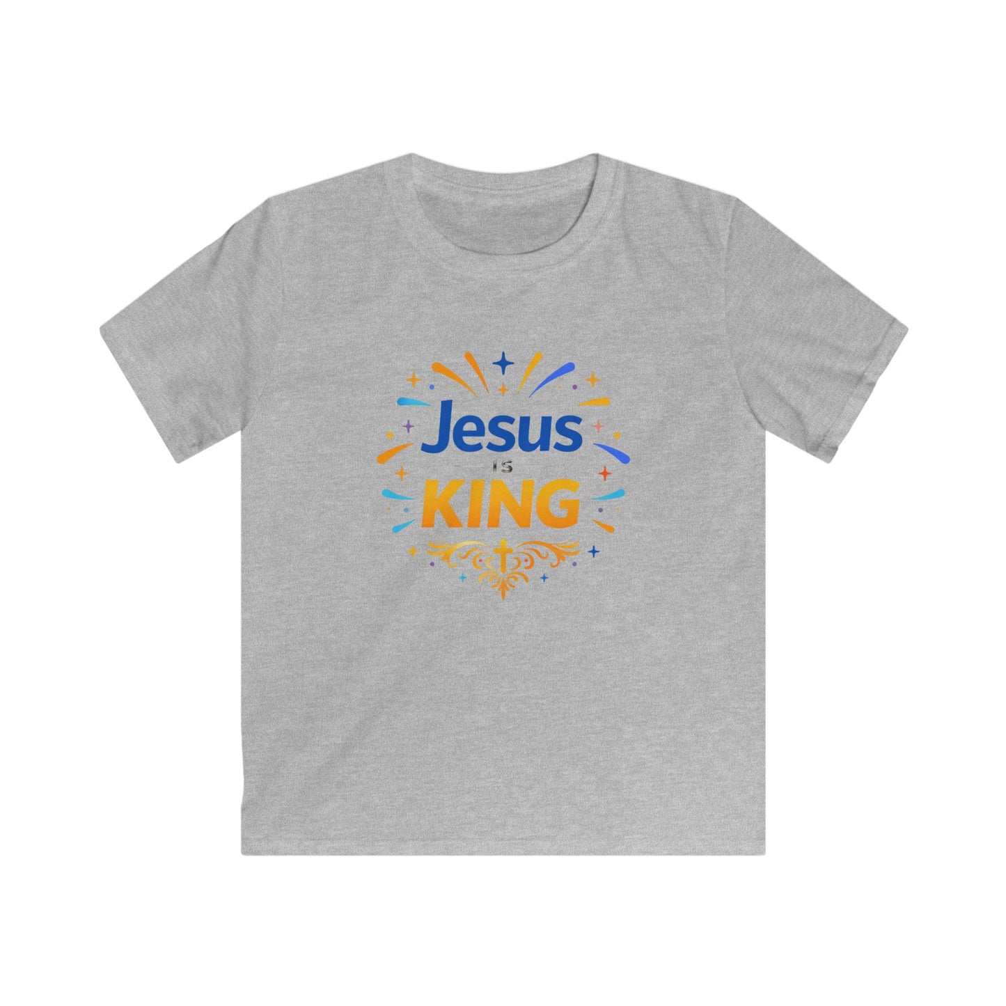 Joy Burst “Jesus Is King” — Kids Tee
