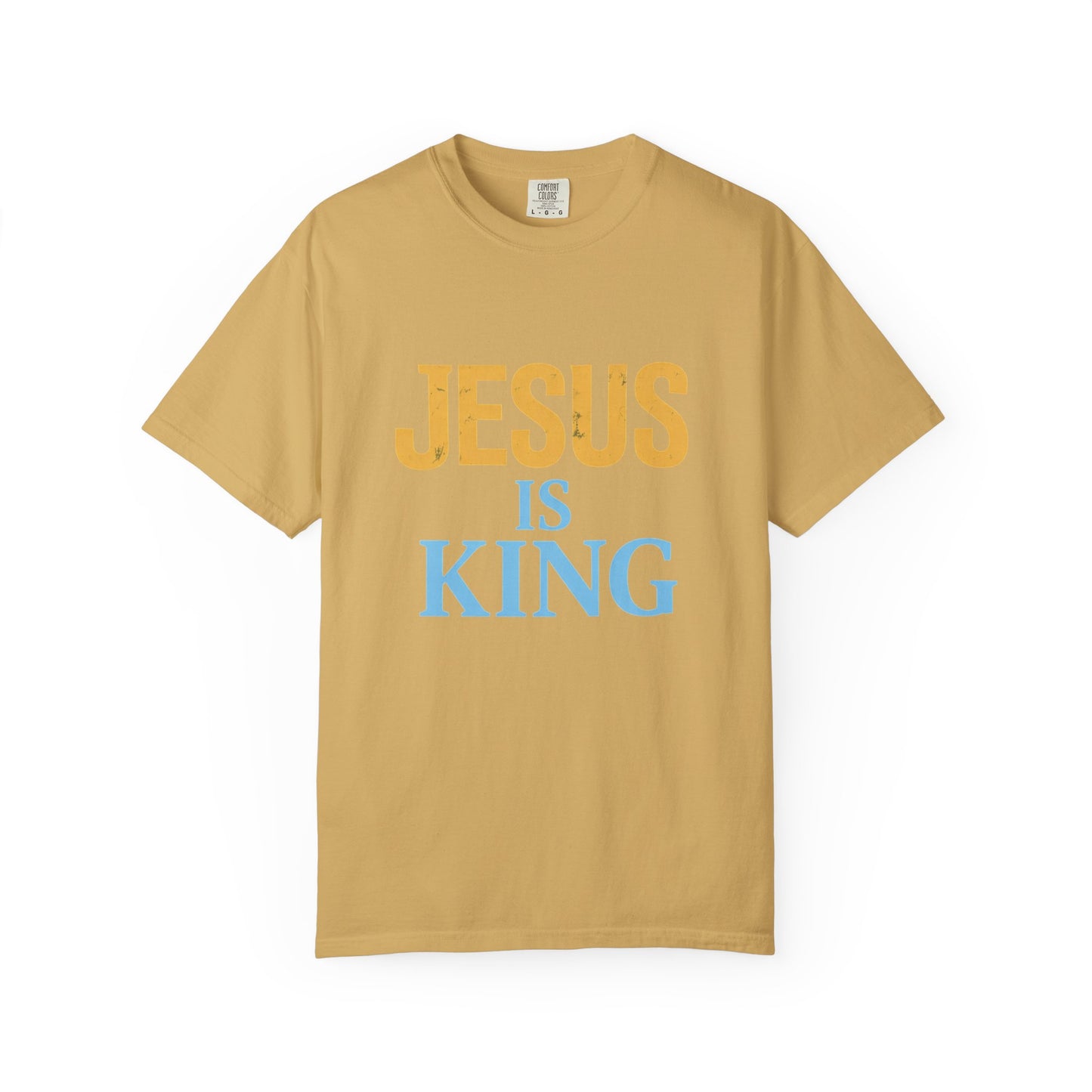 Jesus is King-Classic contrast tee