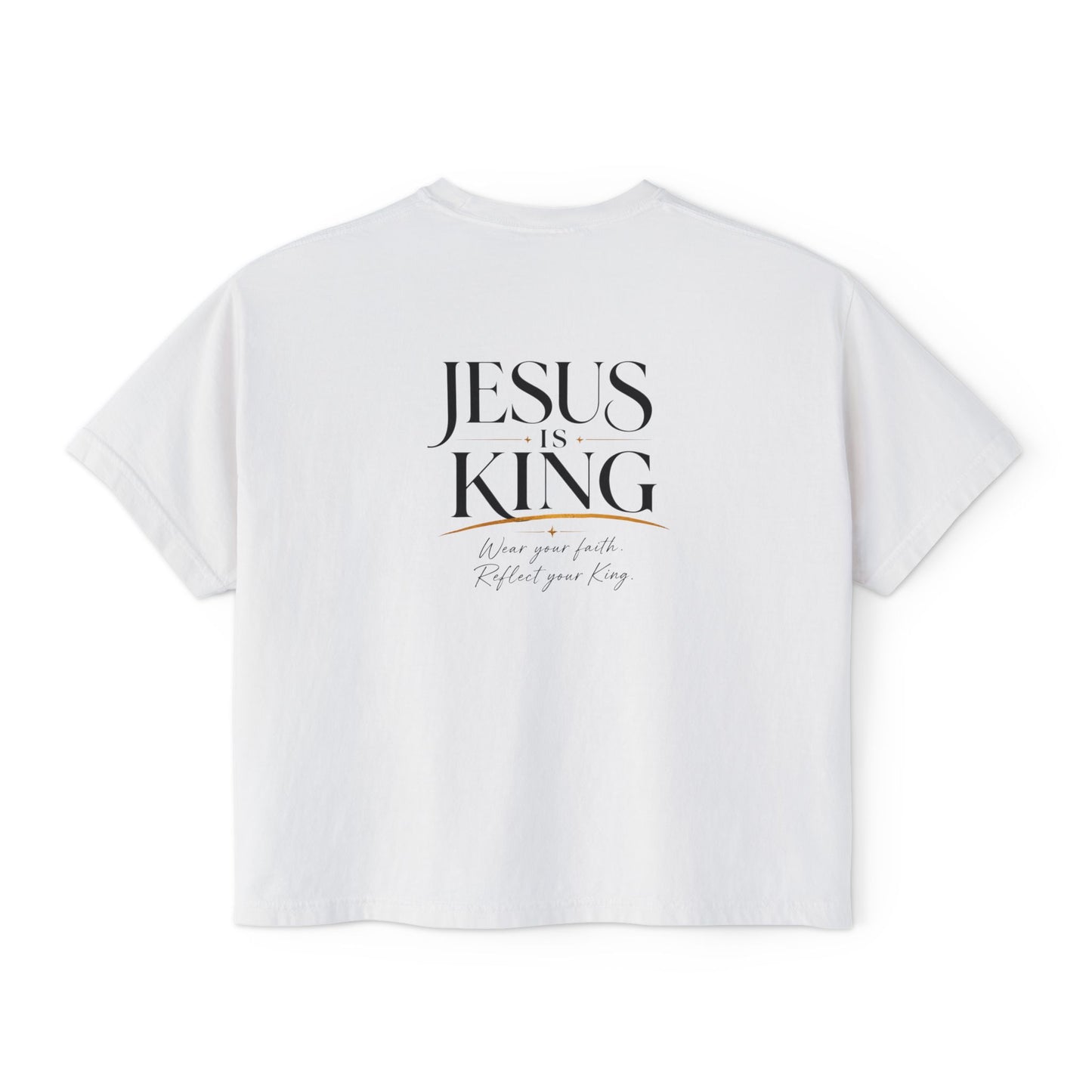 JIK Women's Boxy Tee — White
