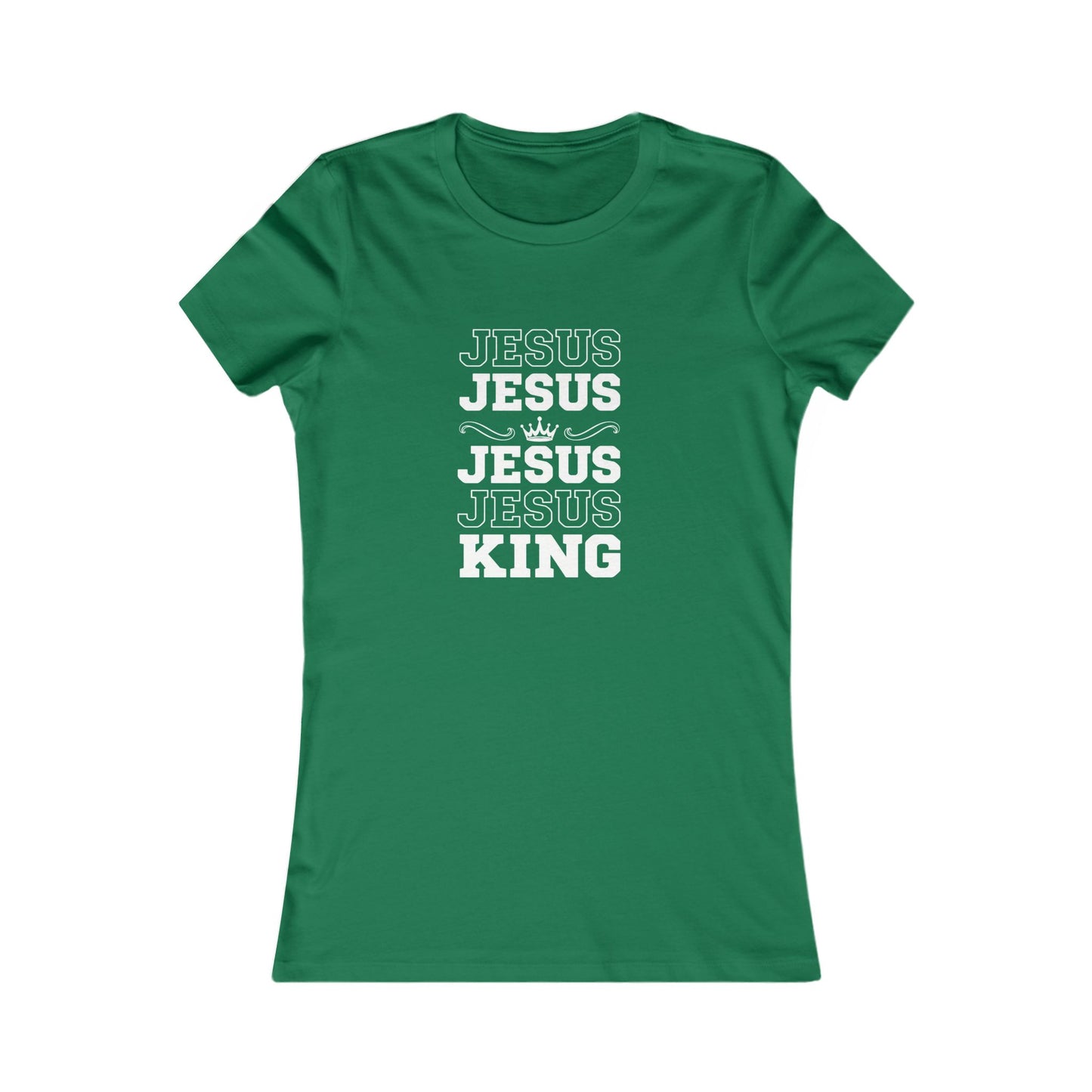 Jesus is King— Repeated Women's Crewneck Tee