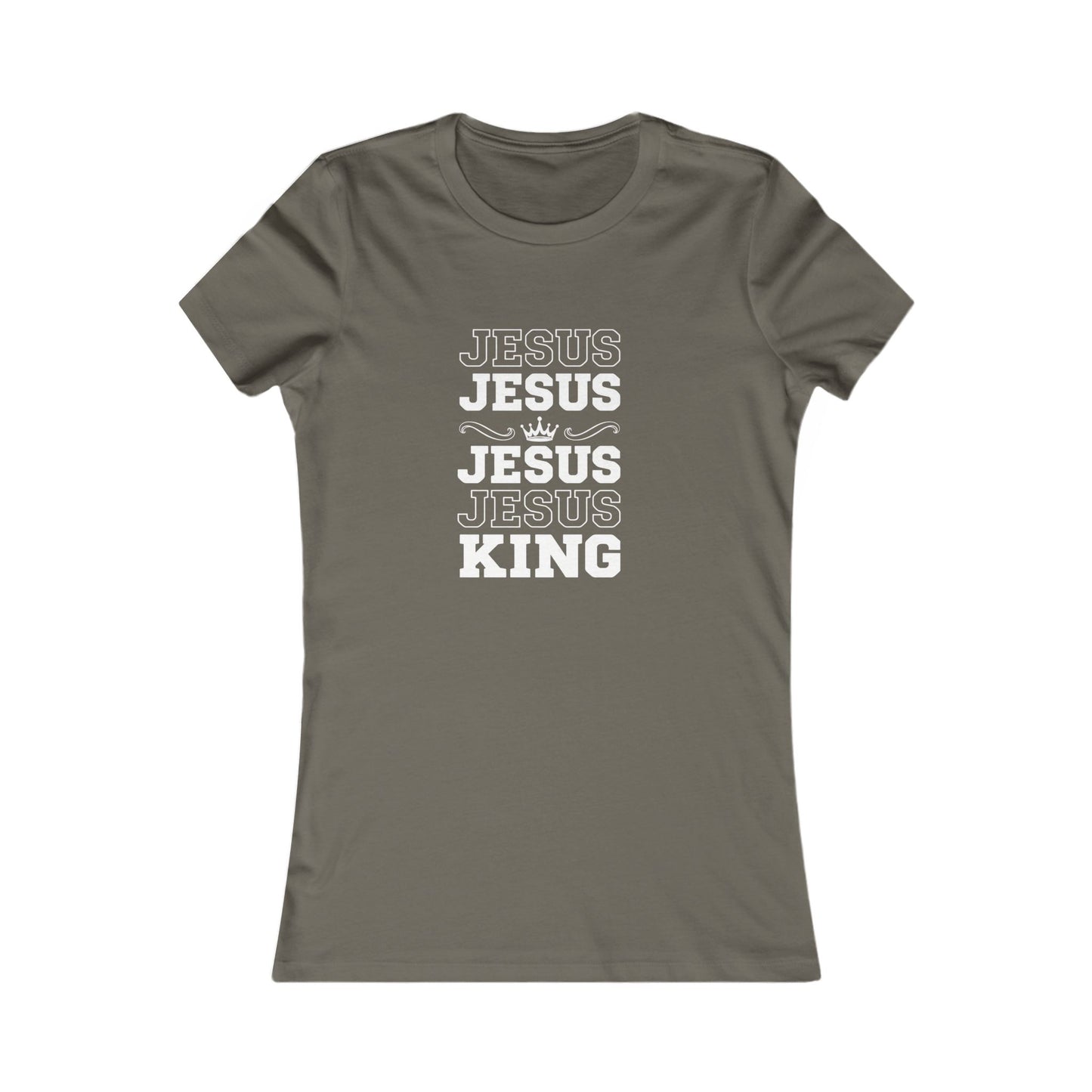 Jesus is King— Repeated Women's Crewneck Tee