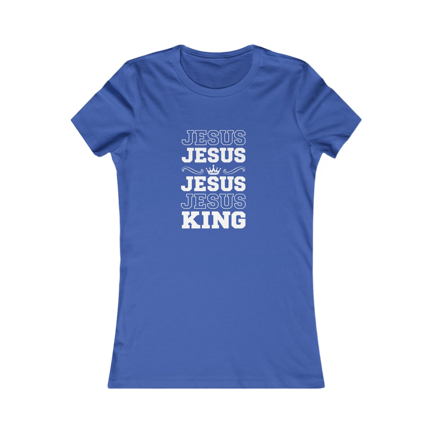 Jesus is King— Repeated Women's Crewneck Tee