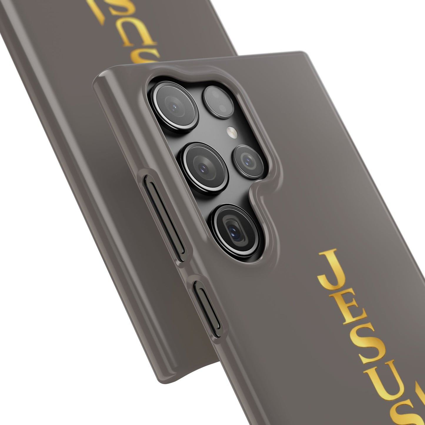Jesus Is King — Gray Snap Phone Cover