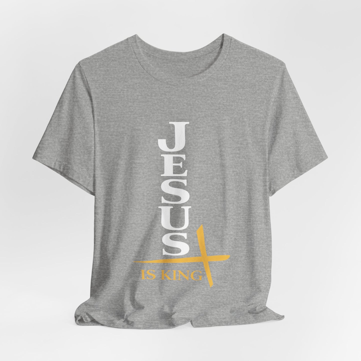 Jesus Is King — Vertical Cross Tee (JIK Back)