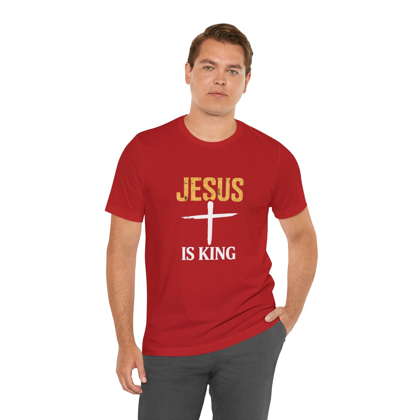 Jesus Is King —Bold Cross Tee