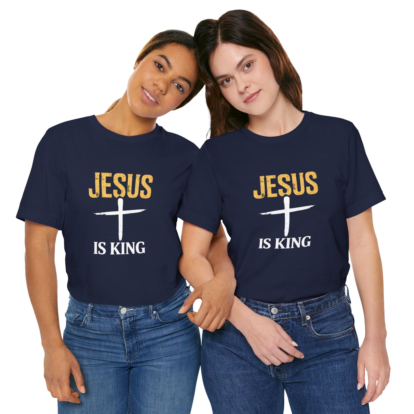 Jesus Is King —Bold Cross Tee