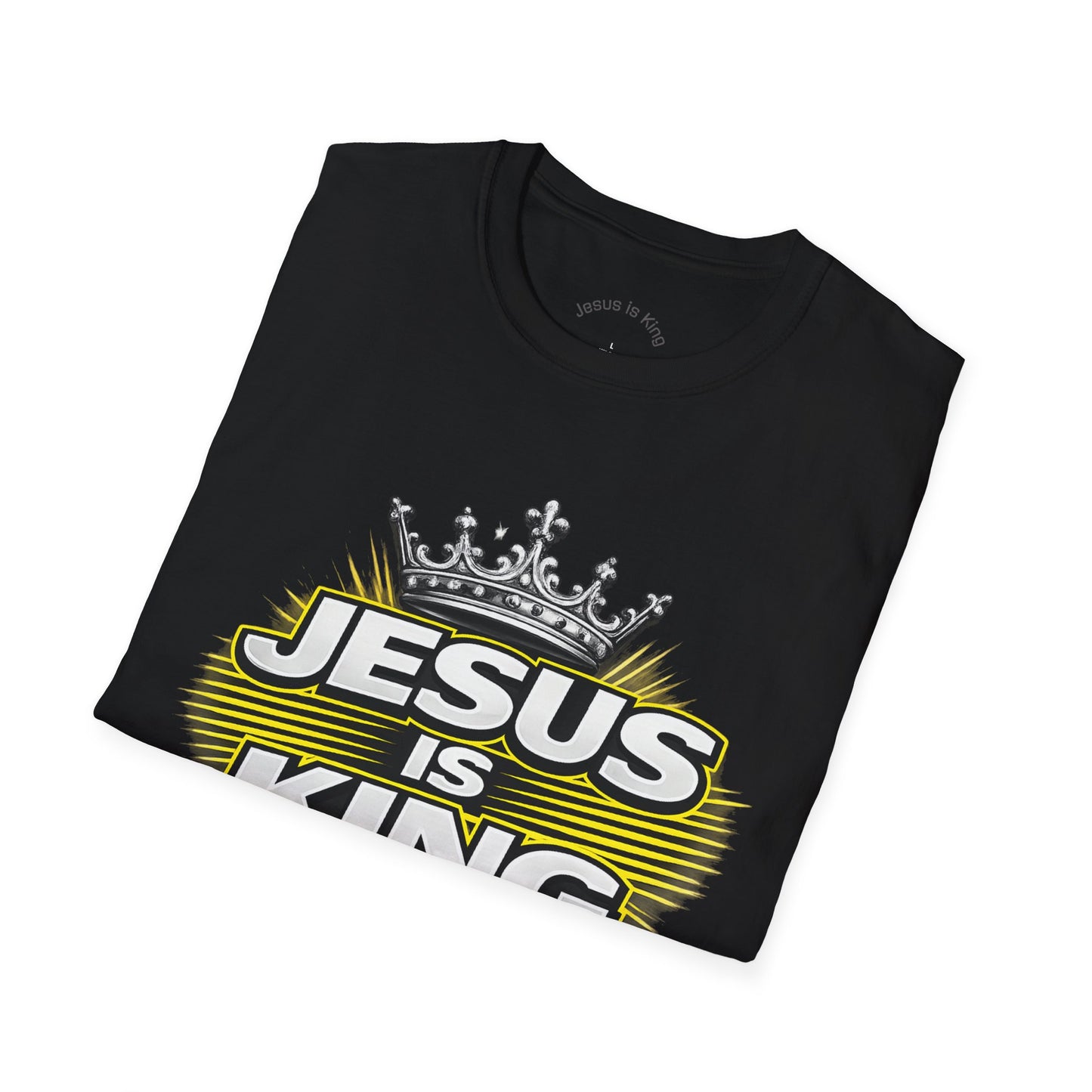 Jesus Is King  — Graphic Tee with Crown