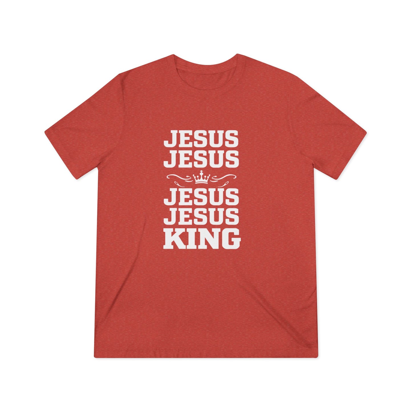 Jesus is  King Bella Canva — Echo Jesus Solid Tee