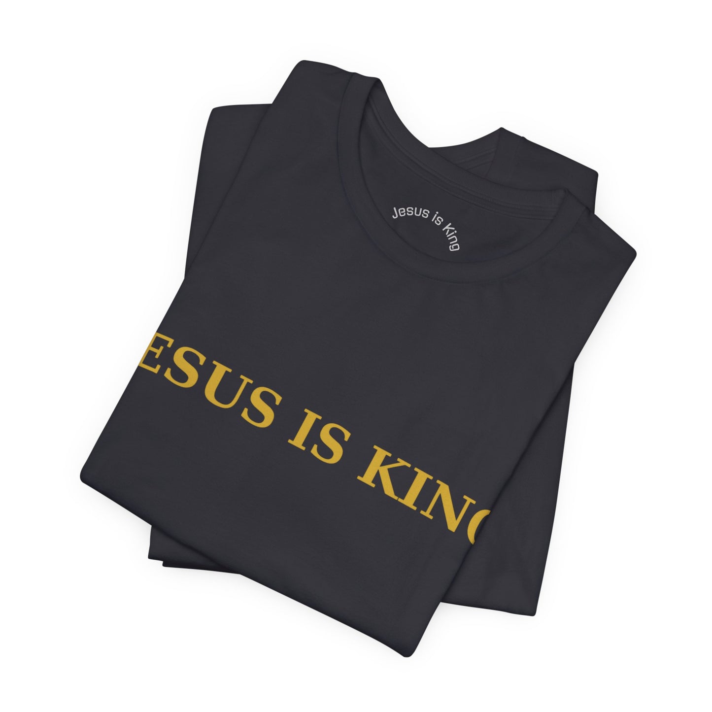 Signature Minimal “Jesus Is King” Tee