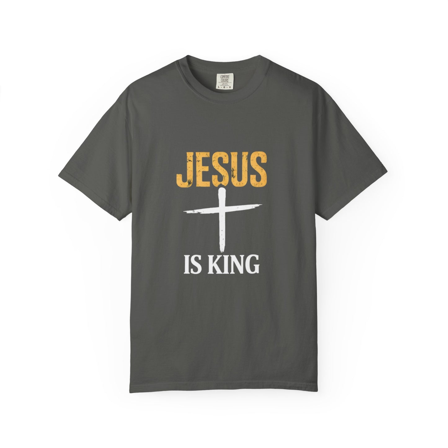 Jesus Is King  —  Faith Tee with Back 'JIK' Print