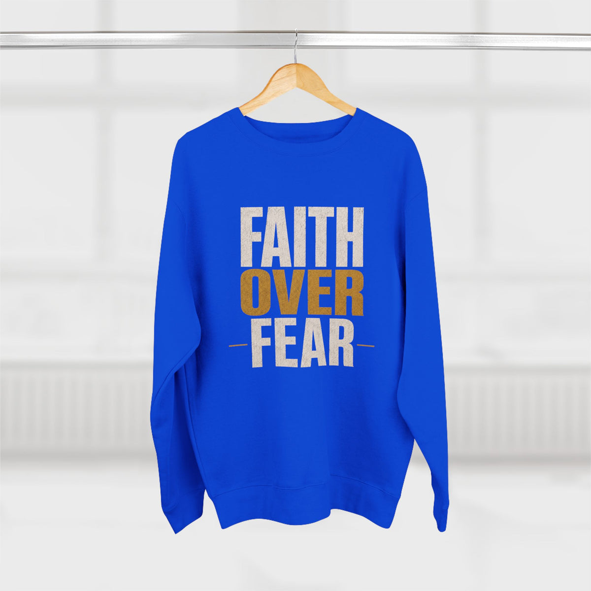 JIK Faith Over Fear Crewneck Sweatshirt