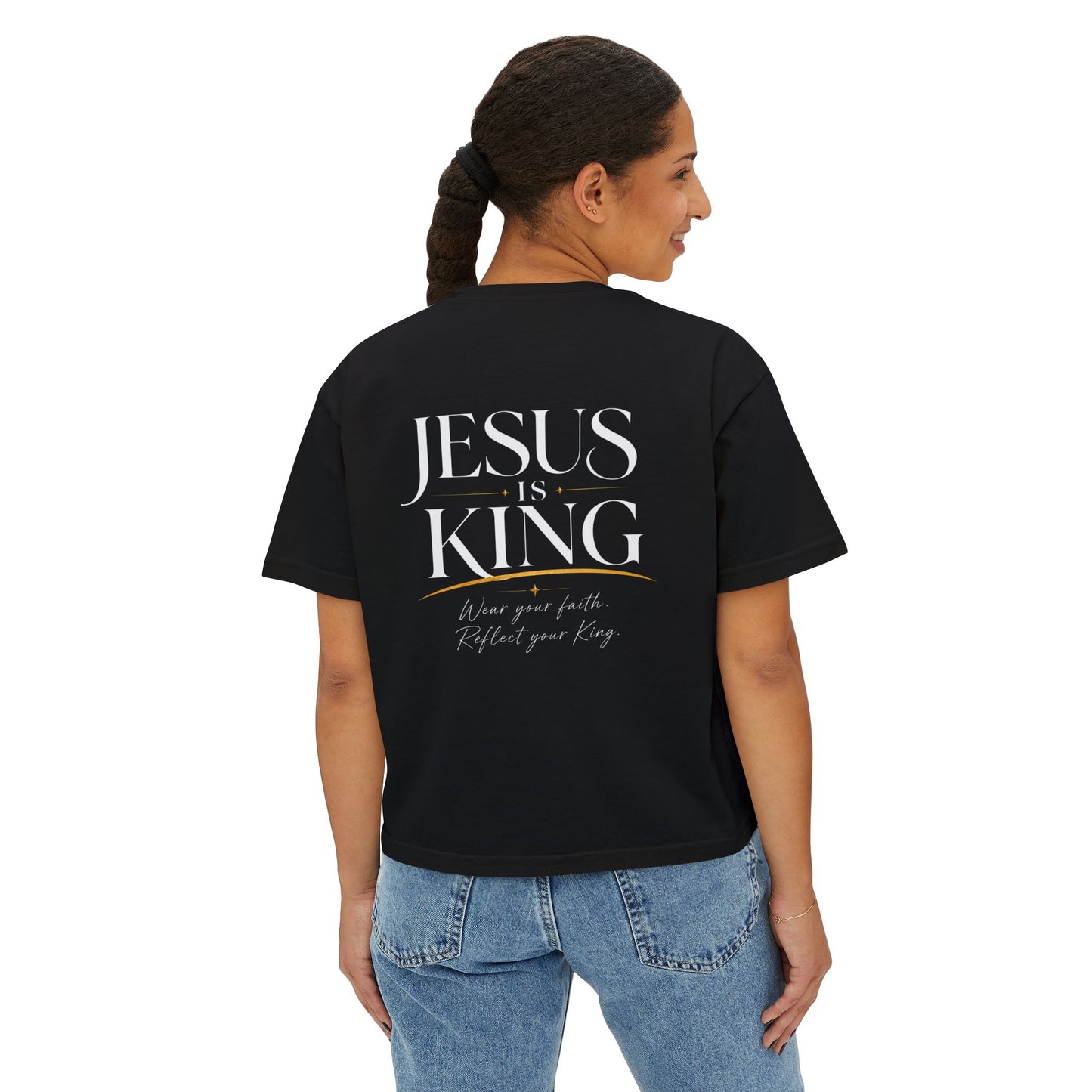 JIK Crowned- Women Boxy Tee