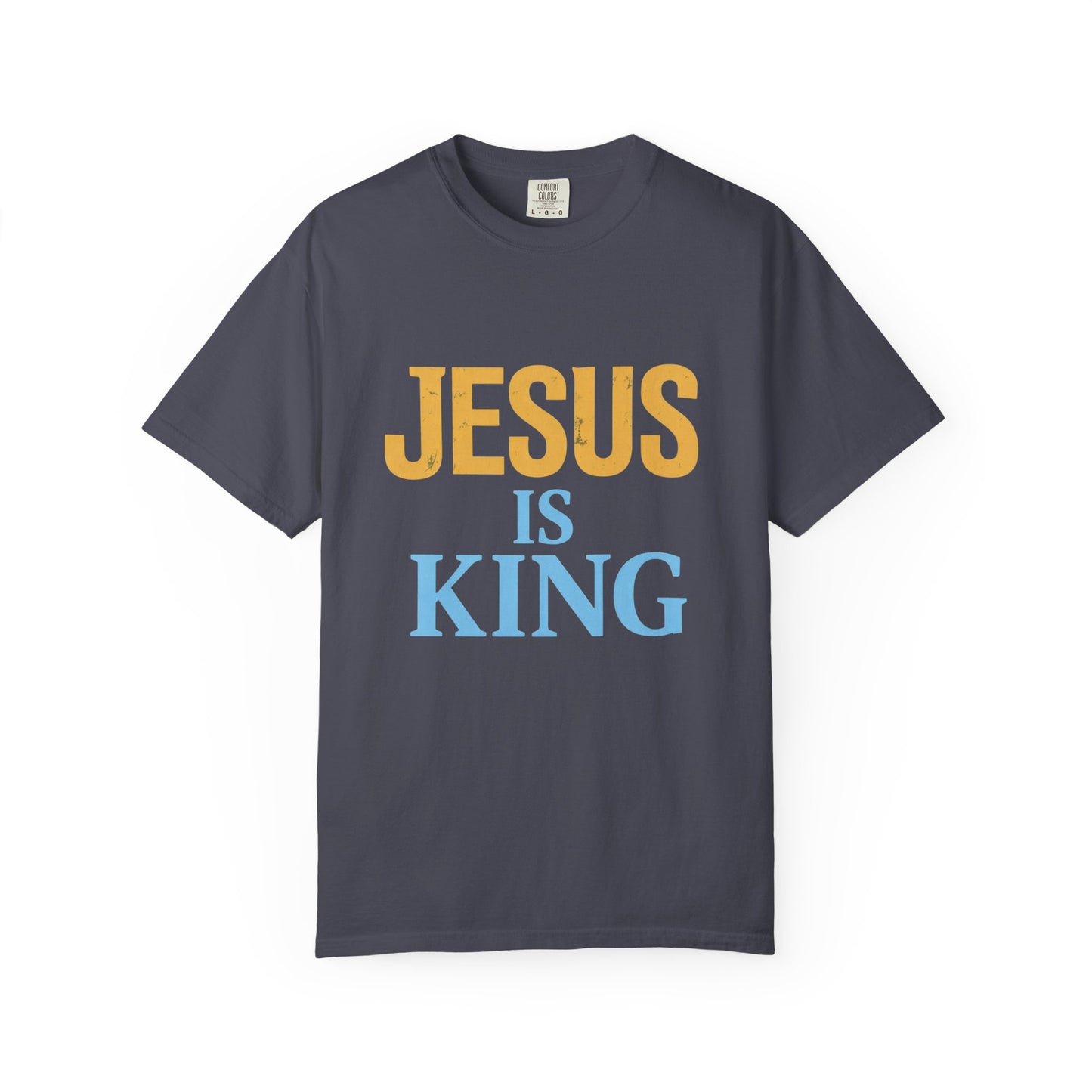 Jesus is King-Classic contrast tee