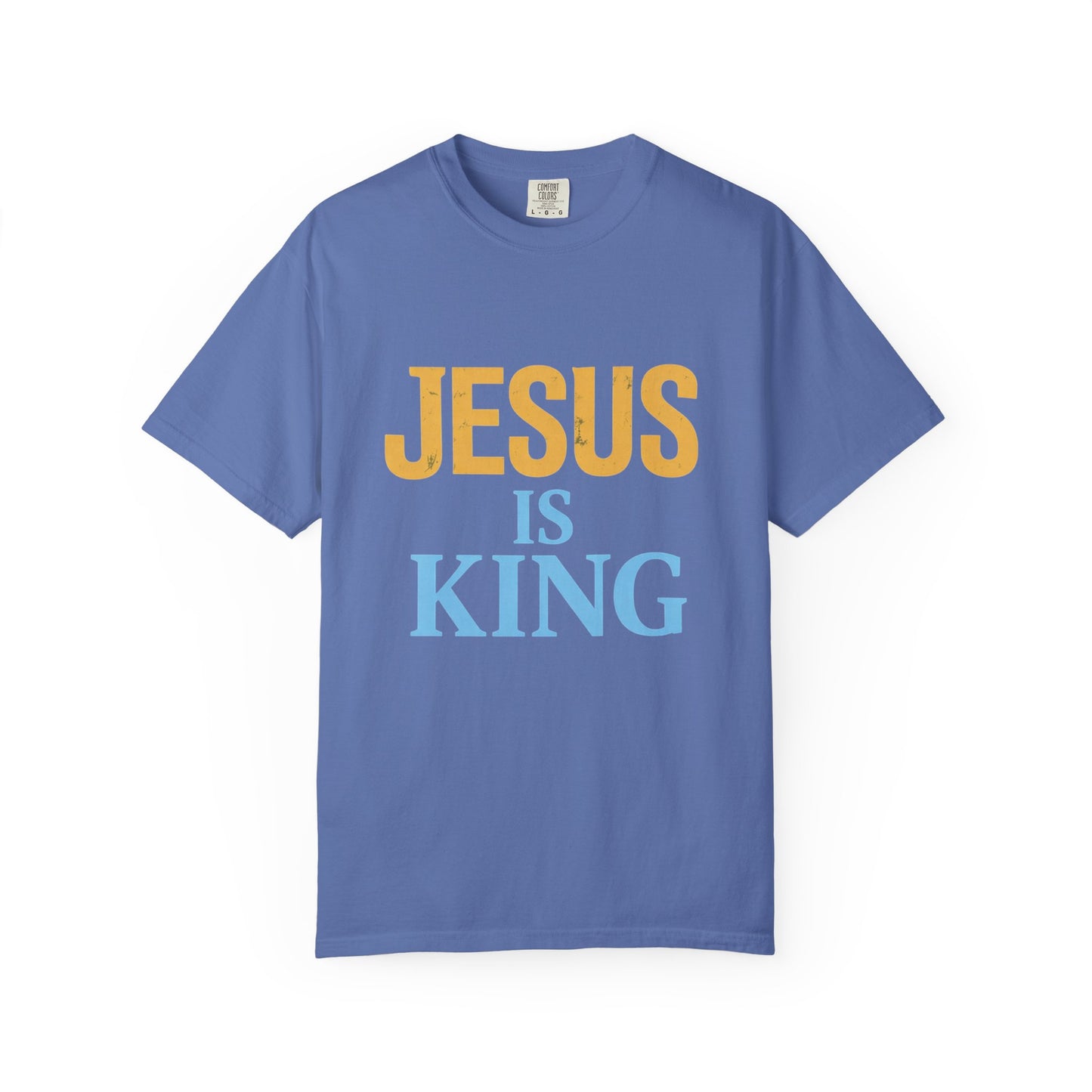 Jesus is King-Classic contrast tee