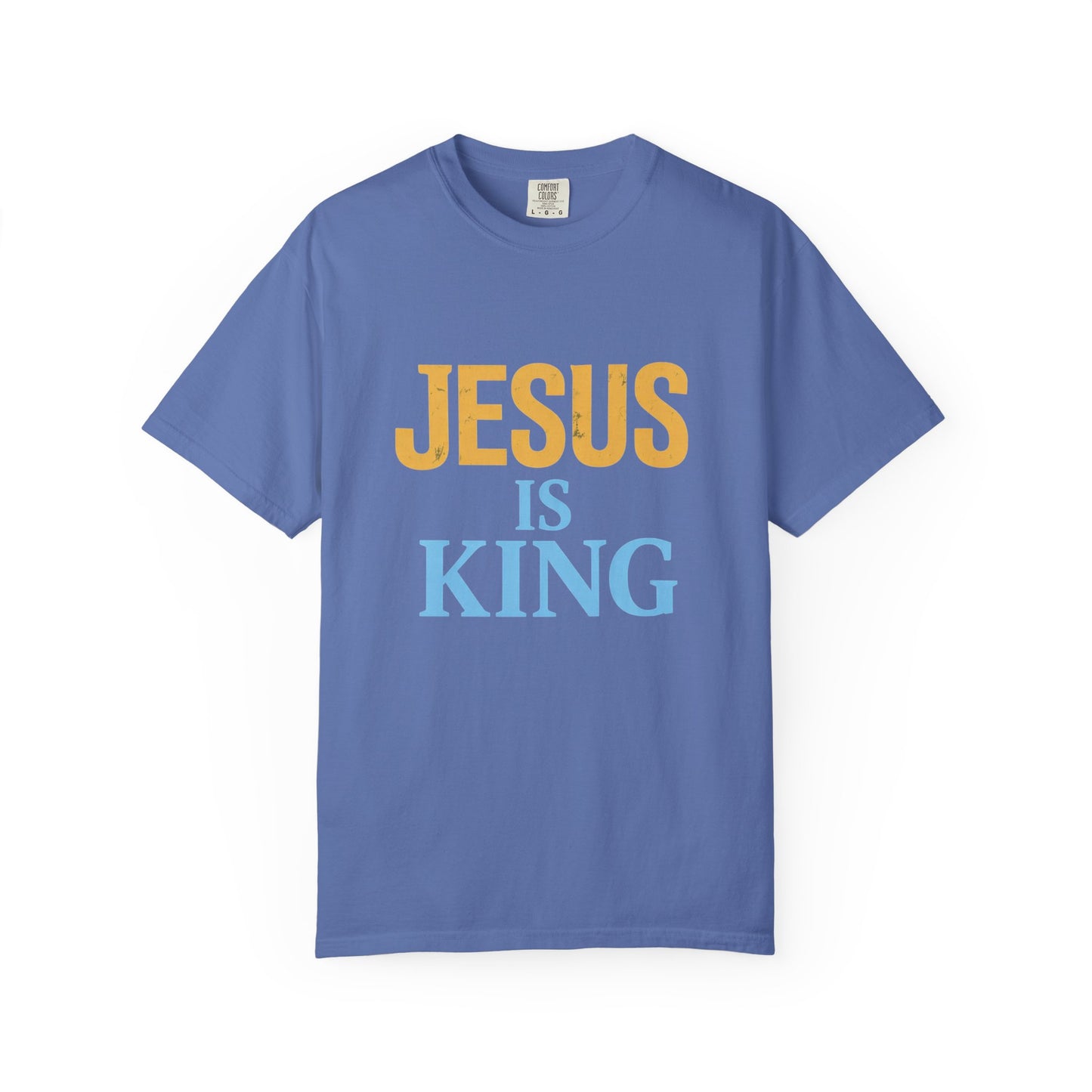 Jesus is King-Classic contrast tee