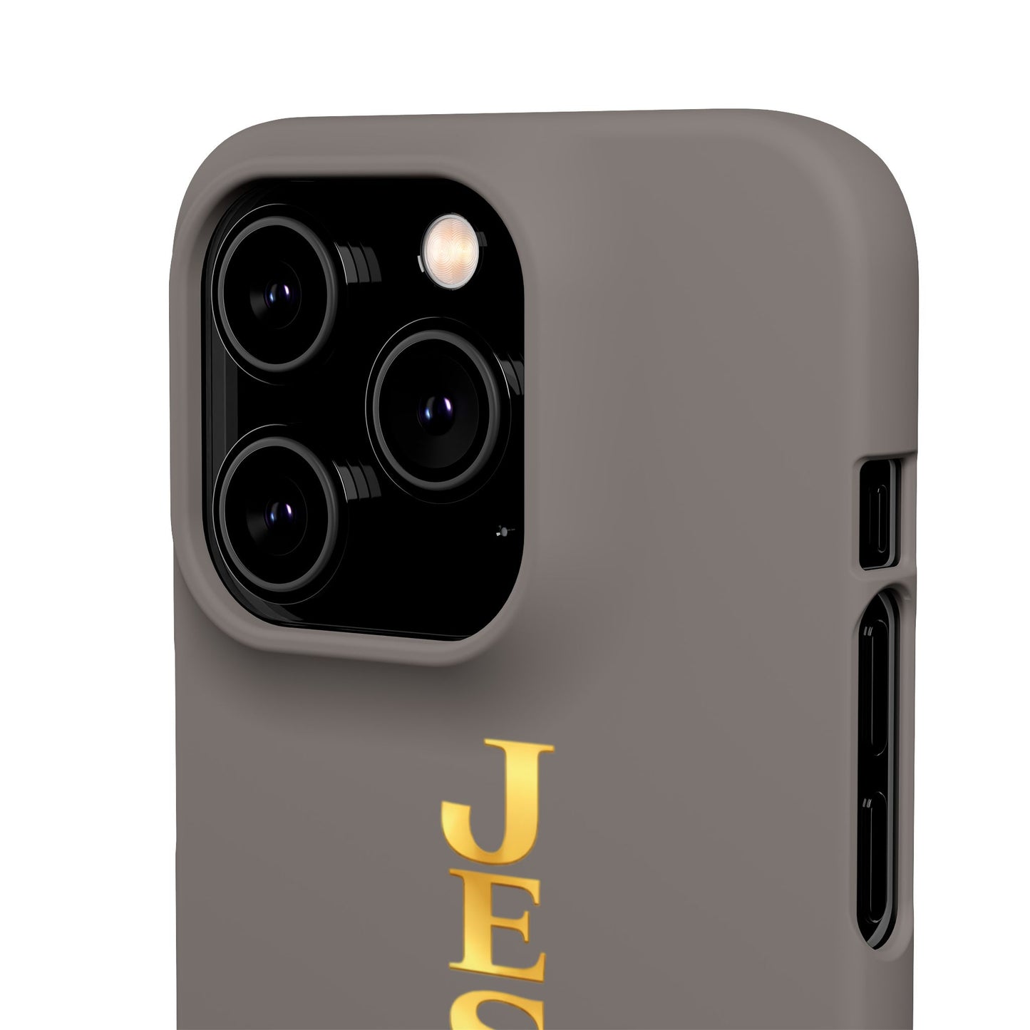 Jesus Is King — Gray Snap Phone Cover