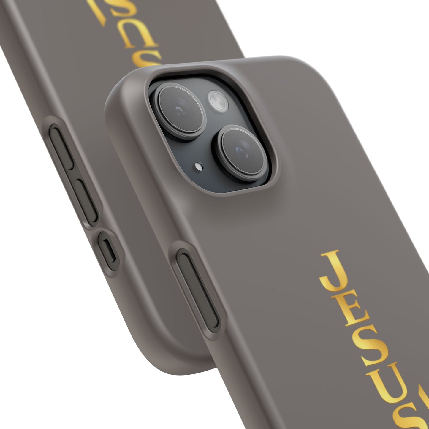 Jesus Is King — Gray Snap Phone Cover