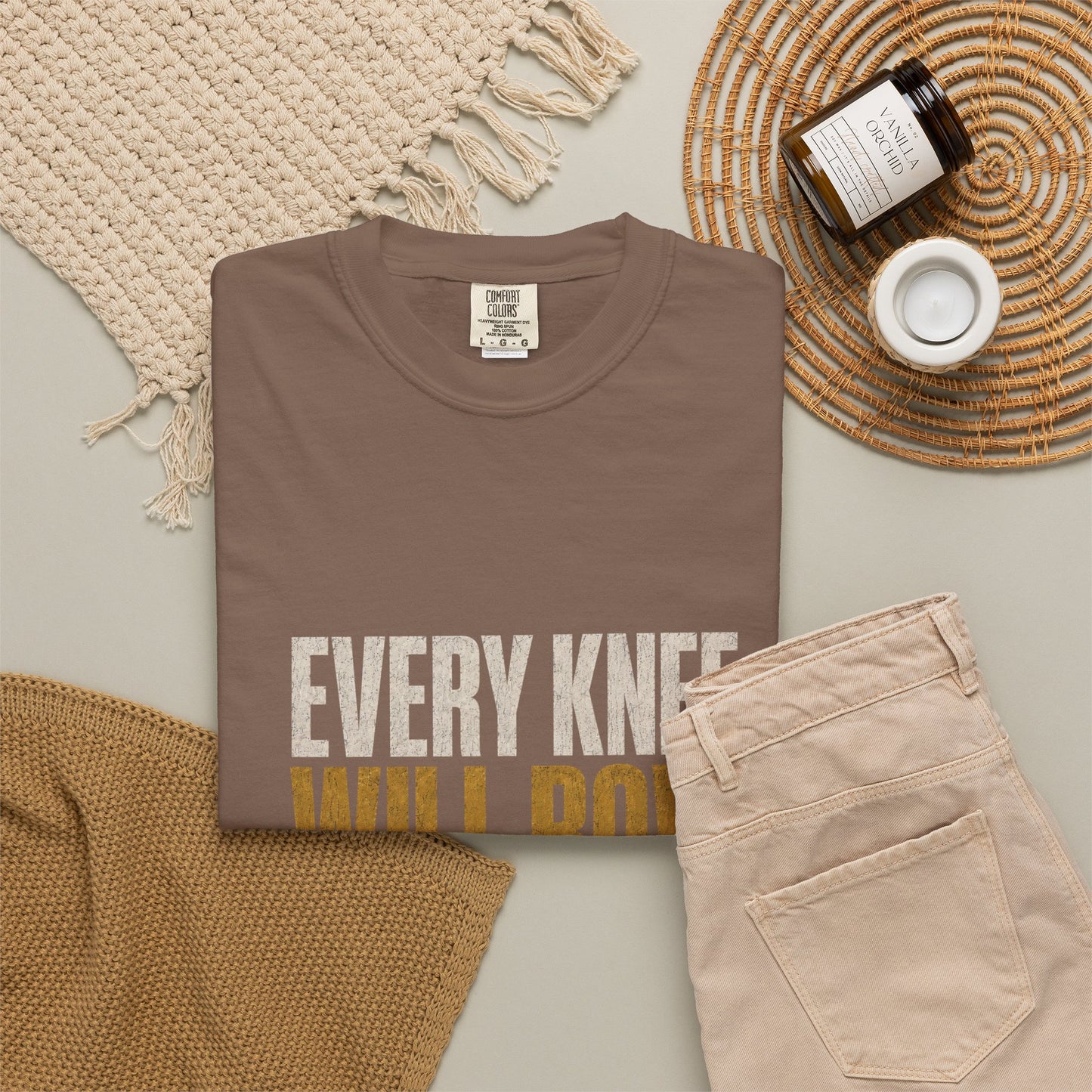 Every Knee Will Bow  — JIK Men's Tee