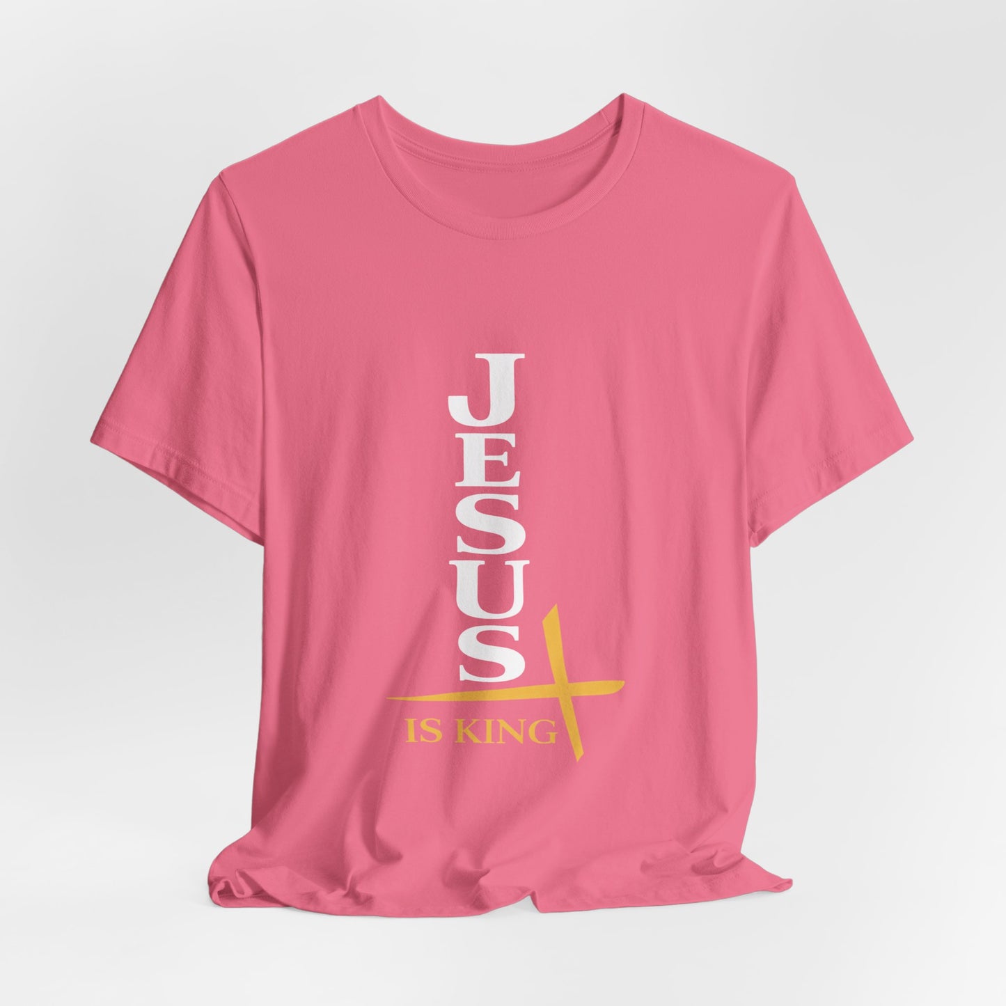 Jesus Is King  — Vertical Cross Tee (JIK)